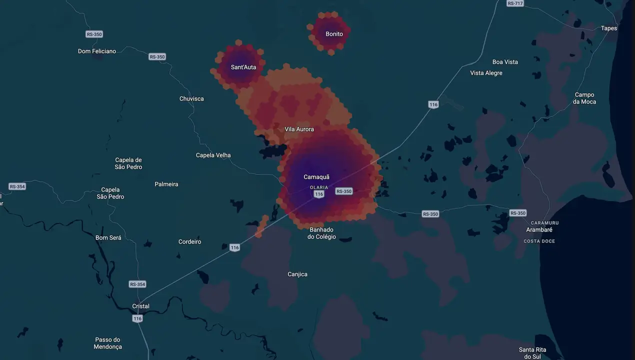 Mapa eleitoral de Abner Dillmann