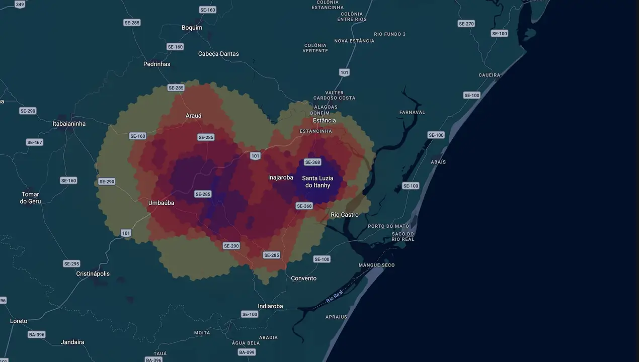 Mapa eleitoral de Adauto Amor