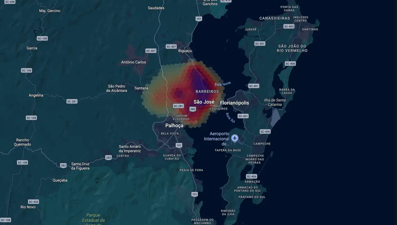 Mapa eleitoral de Adeliana