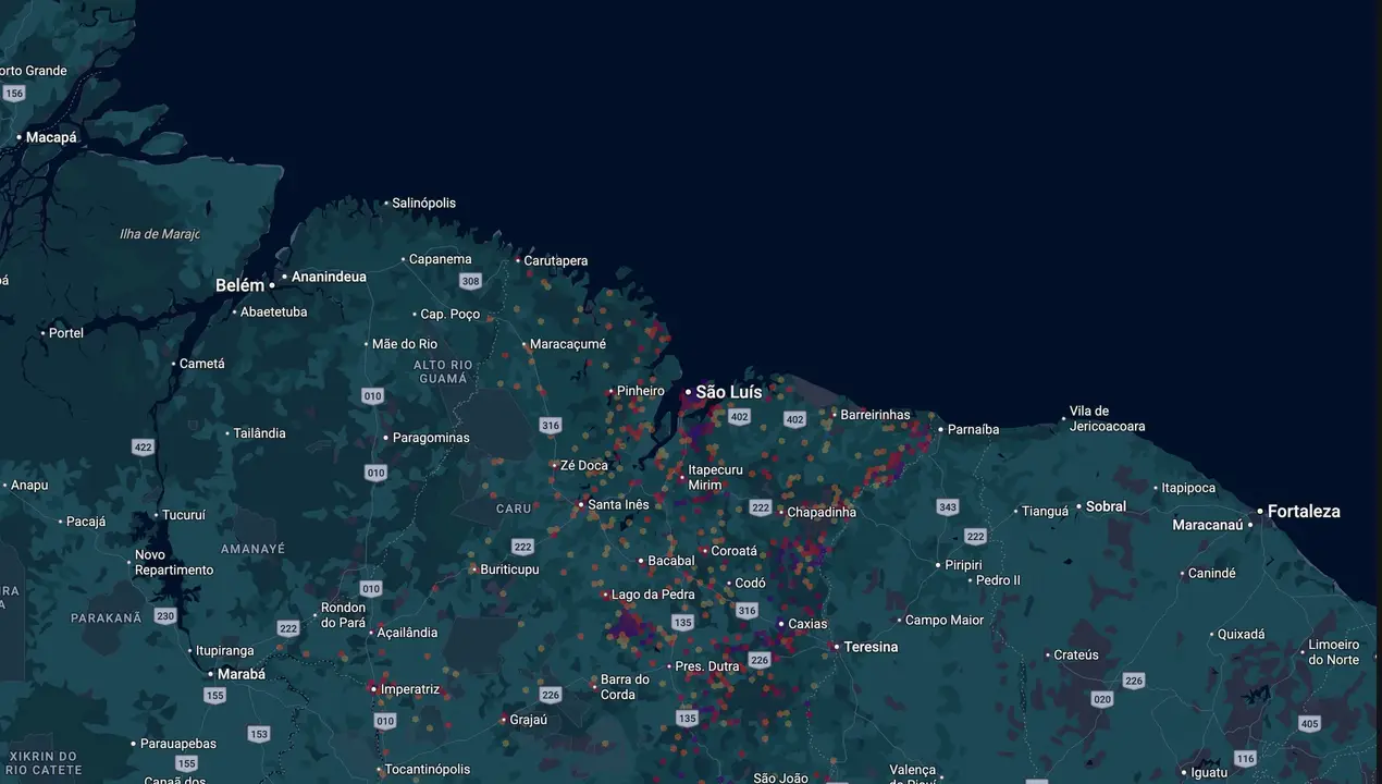 Mapa eleitoral de Adelmo Soares
