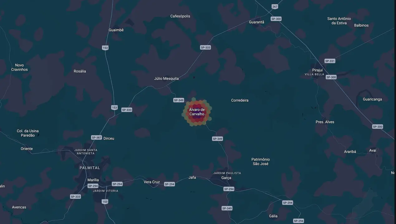 Mapa eleitoral de Adilson