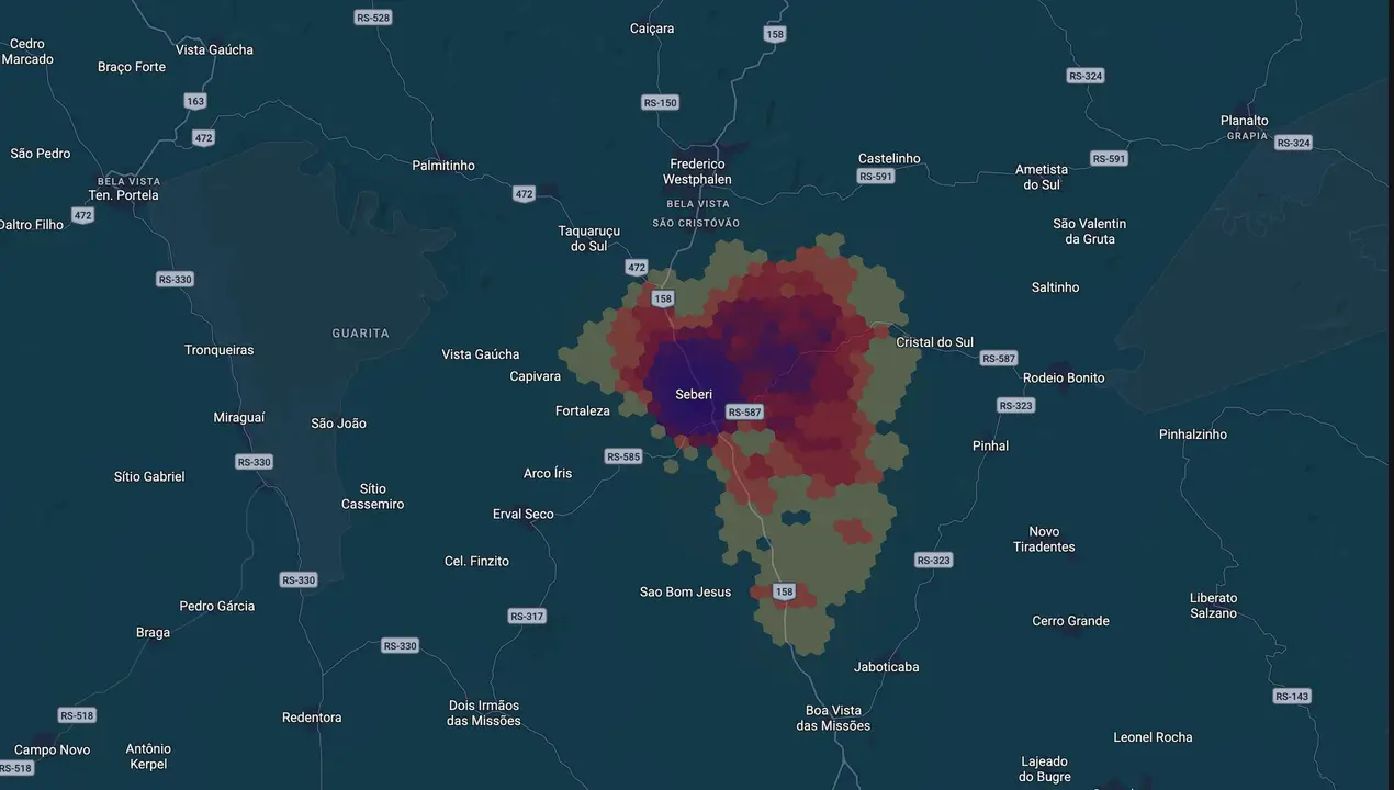 Mapa eleitoral de Adilson Balestrin