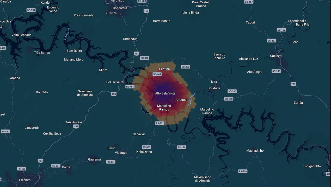 Mapa eleitoral de Adir