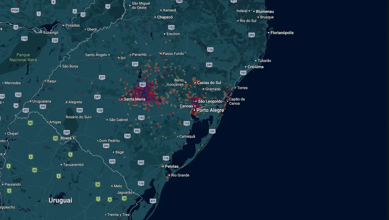 Mapa eleitoral de Adolfo Brito