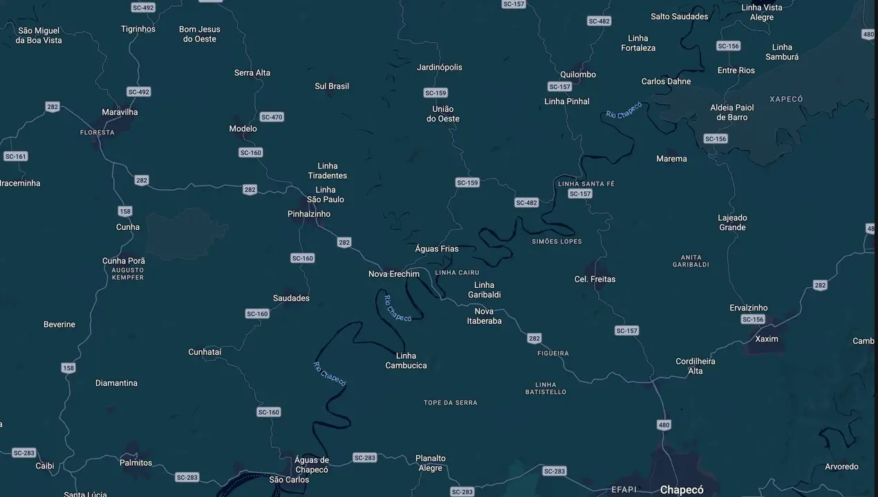 Mapa eleitoral de Adriano