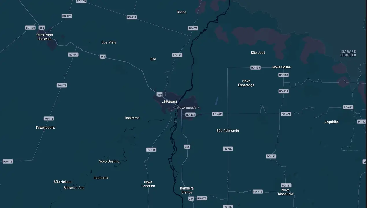 Mapa eleitoral de Affonso Cândido
