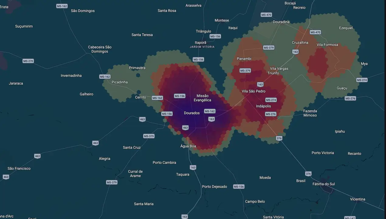 Mapa eleitoral de Alan Guedes
