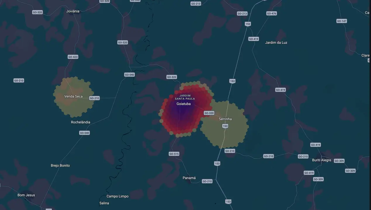 Mapa eleitoral de Alberto