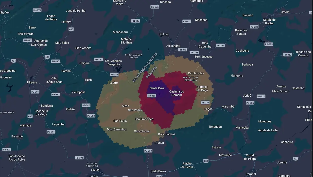 Mapa eleitoral de Alberto de Braz