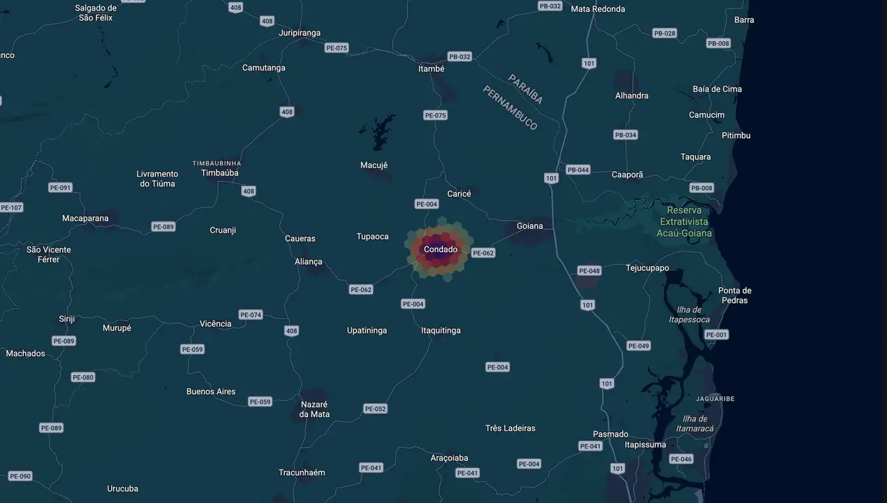 Mapa eleitoral de Albino