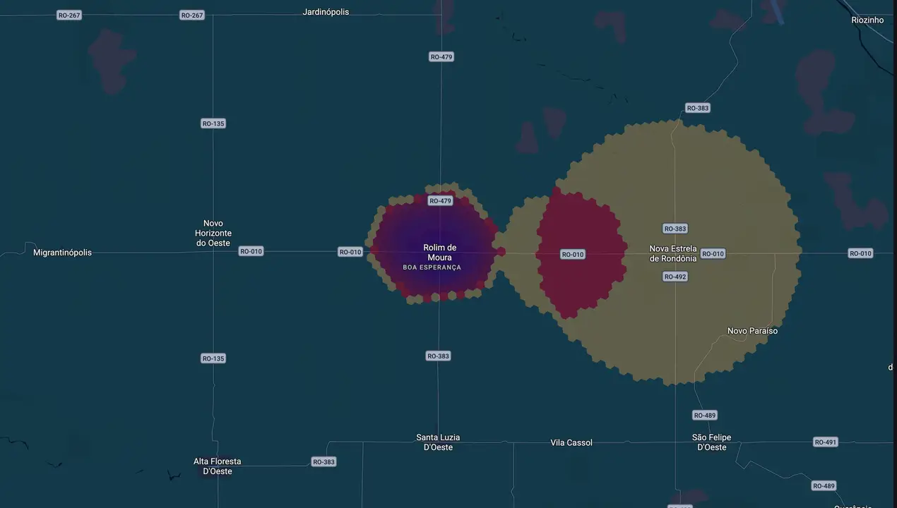 Mapa eleitoral de Aldo Julio