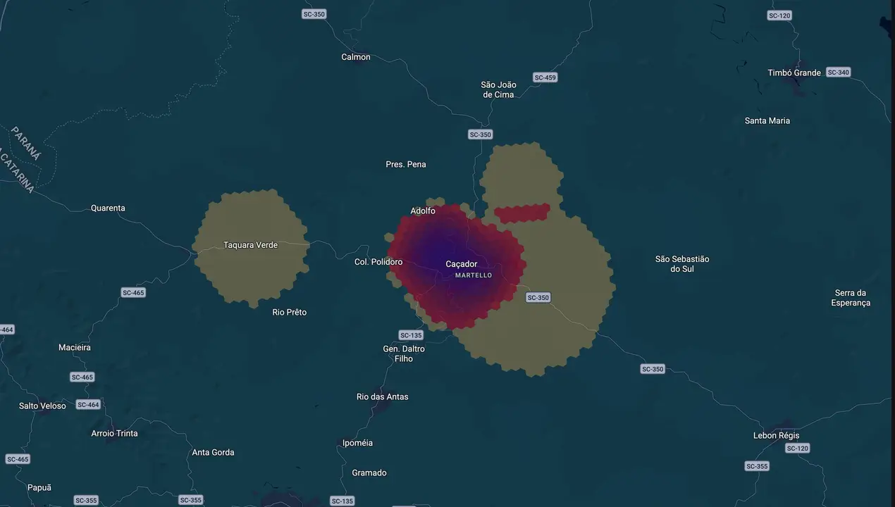 Mapa eleitoral de Alencar