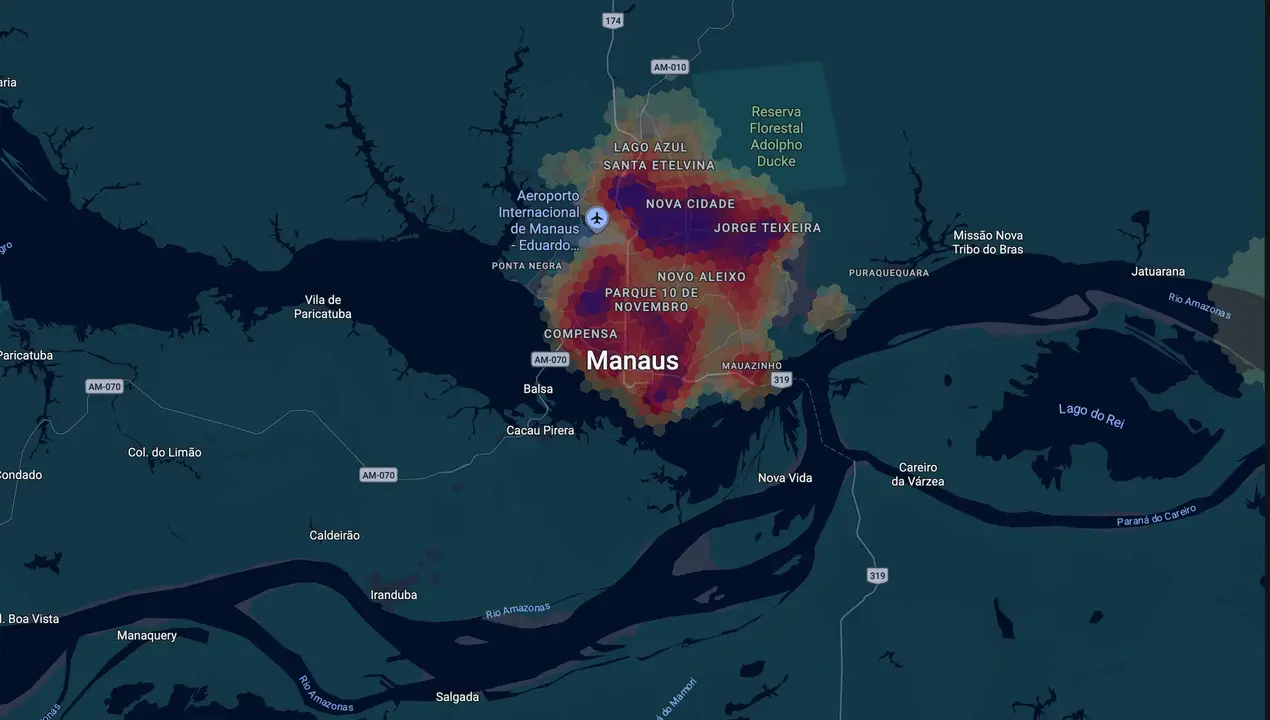 Mapa eleitoral de Allan Campêlo