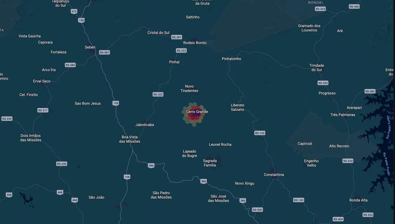 Mapa eleitoral de Alvaro