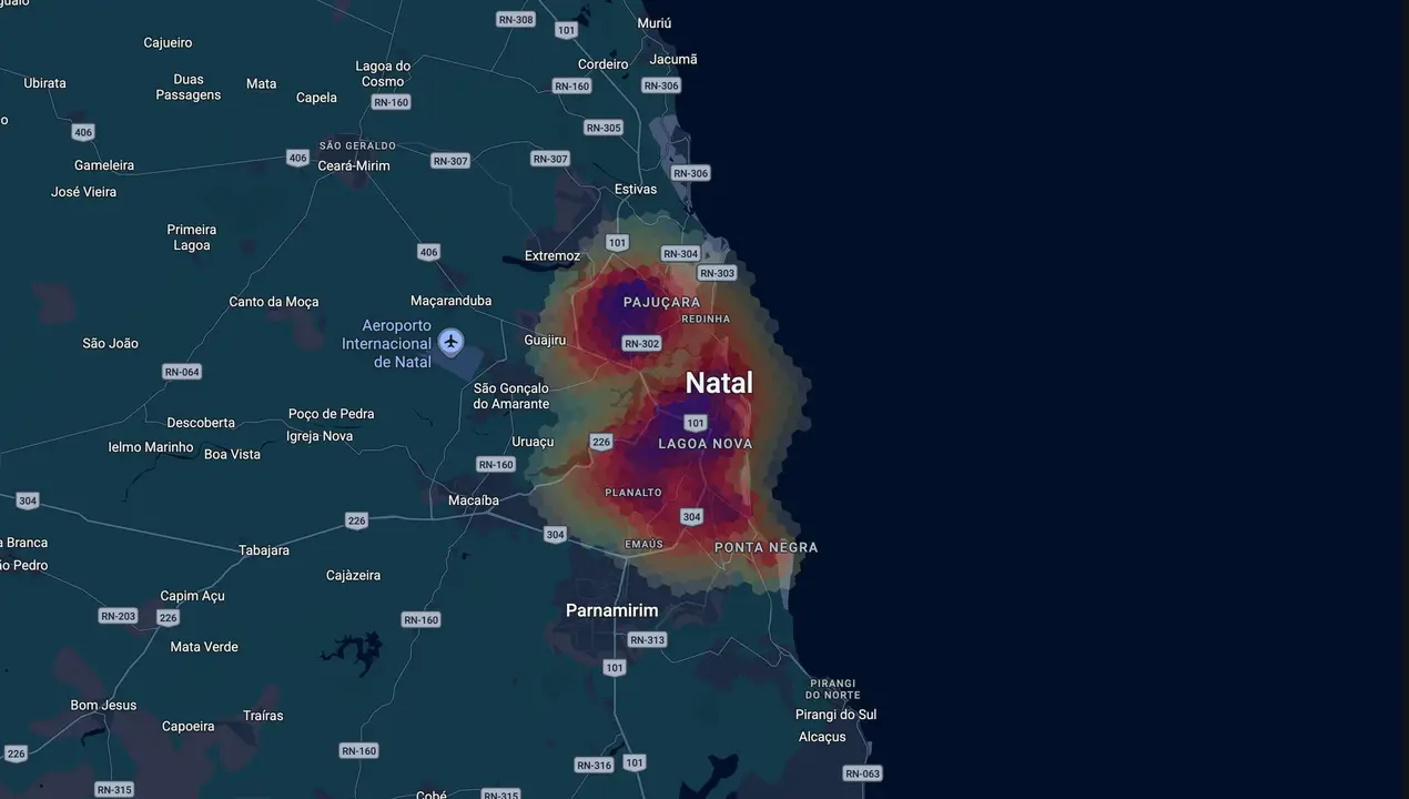Mapa eleitoral de Alvaro Dias