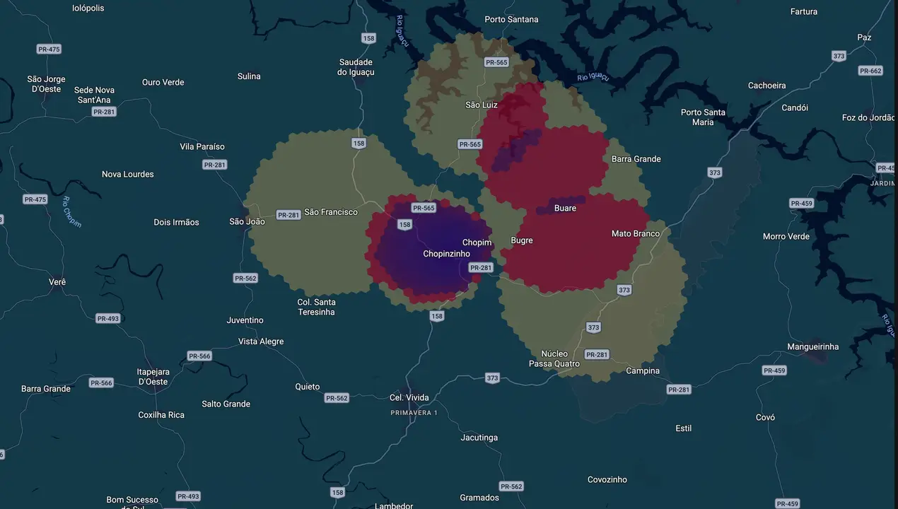 Mapa eleitoral de Álvaro Scolaro