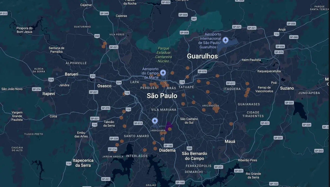 Mapa eleitoral de Alzira Força