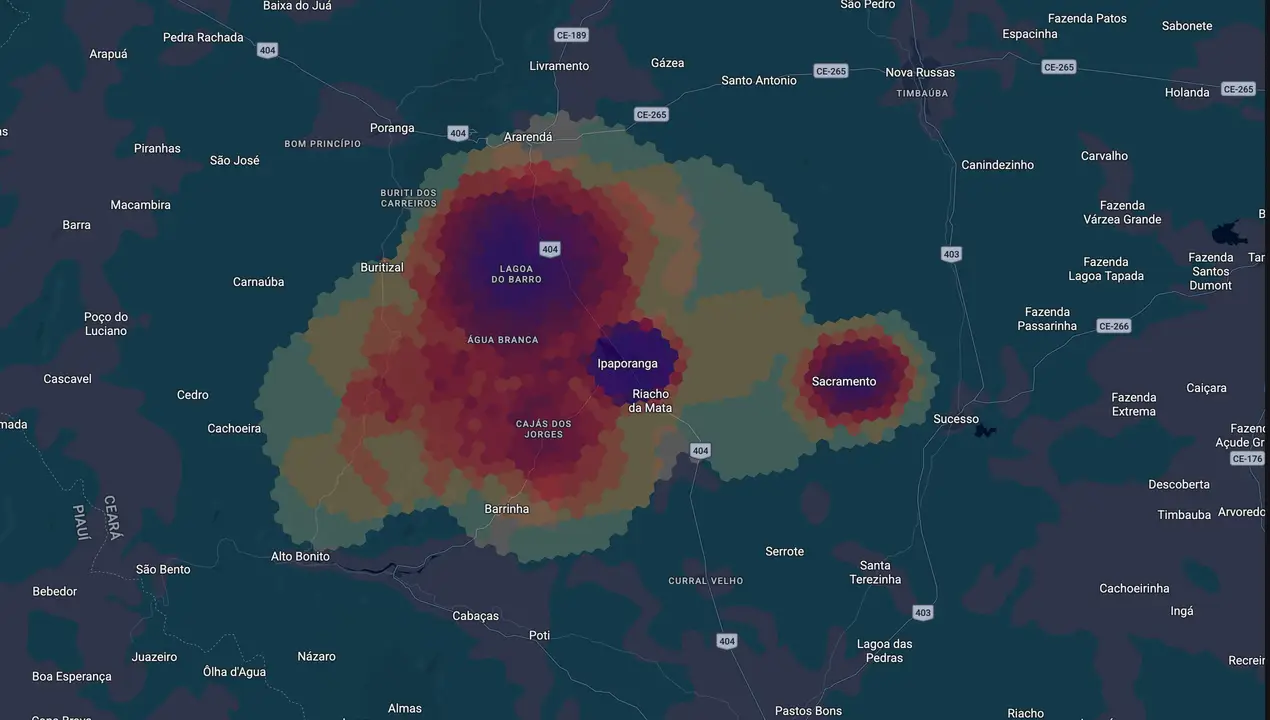 Mapa eleitoral de Amaro Pereira