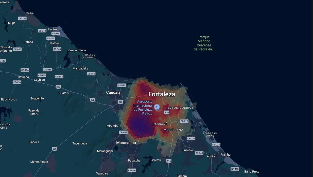 Mapa eleitoral de Ana Aracapé