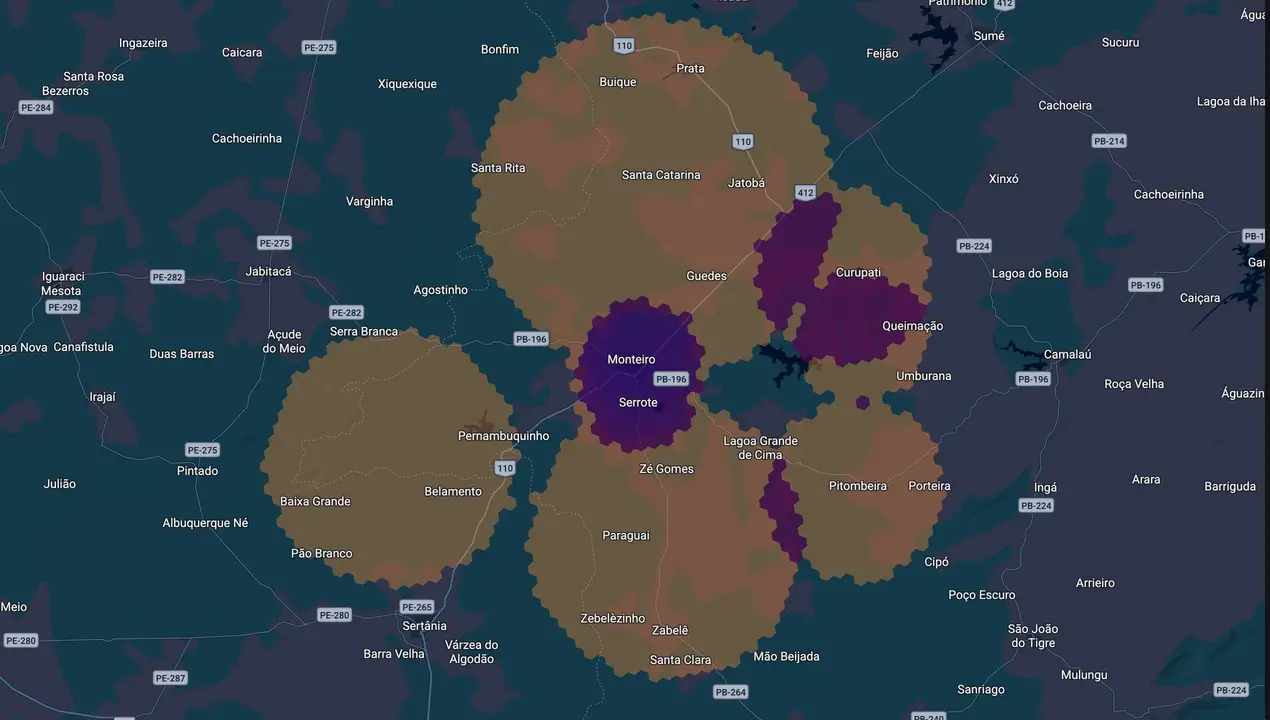 Mapa eleitoral de Ana Paula
