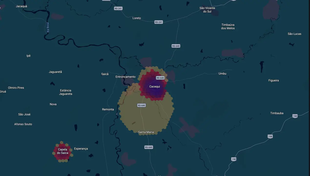 Mapa eleitoral de Ana Paula Delolmo