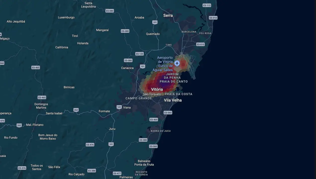 Mapa eleitoral de Anderson Goggi