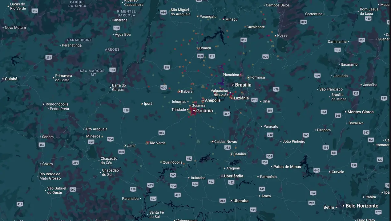 Mapa eleitoral de Anderson Teodoro