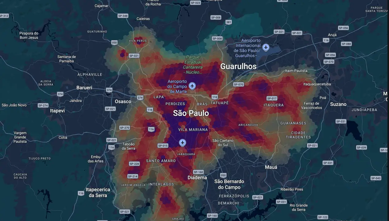 Mapa eleitoral de Andrea Matarazzo
