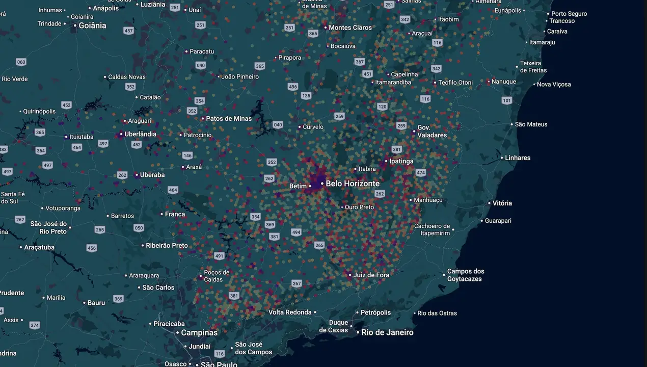 Mapa eleitoral de André Janones