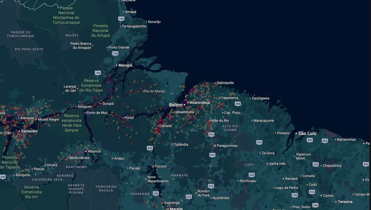 Mapa eleitoral de Angelo Ferrari