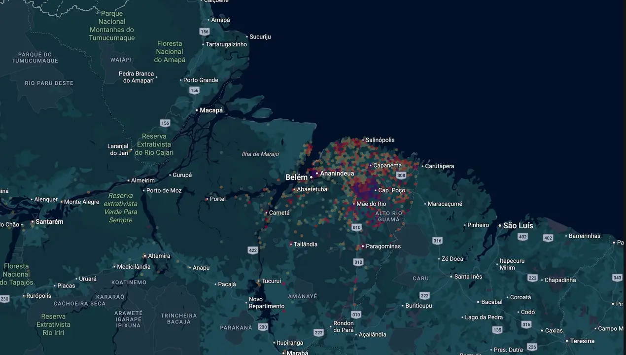 Mapa eleitoral de Antonio Tonheiro