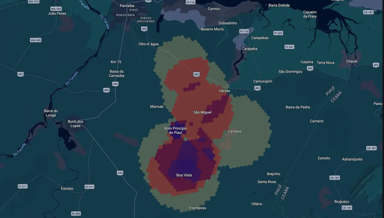 Mapa eleitoral de Apolinario