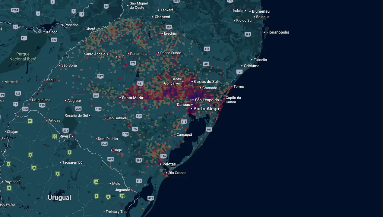 Mapa eleitoral de Argenta