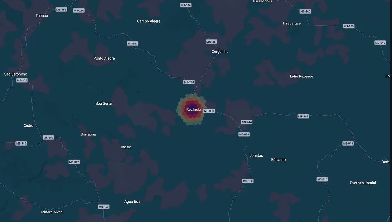 Mapa eleitoral de Arino