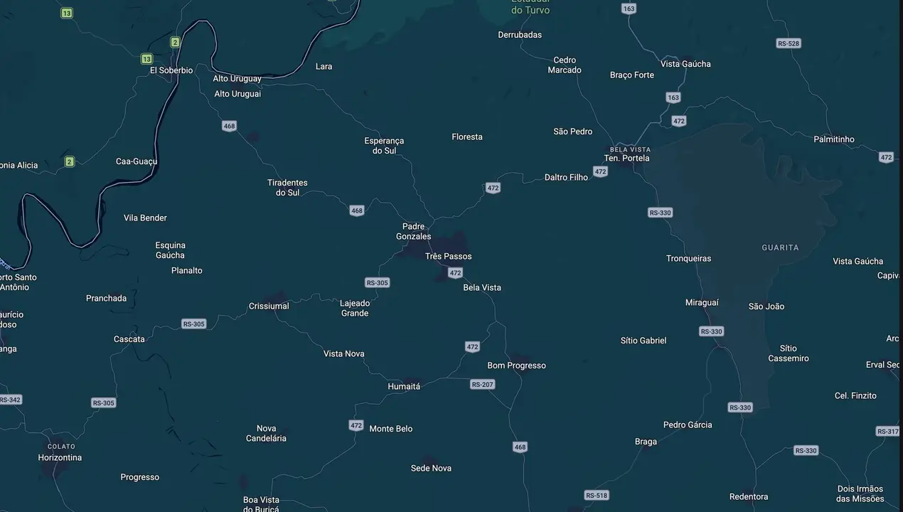 Mapa eleitoral de Arlei Tomazoni