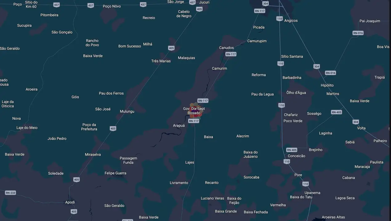 Mapa eleitoral de Artur Vale