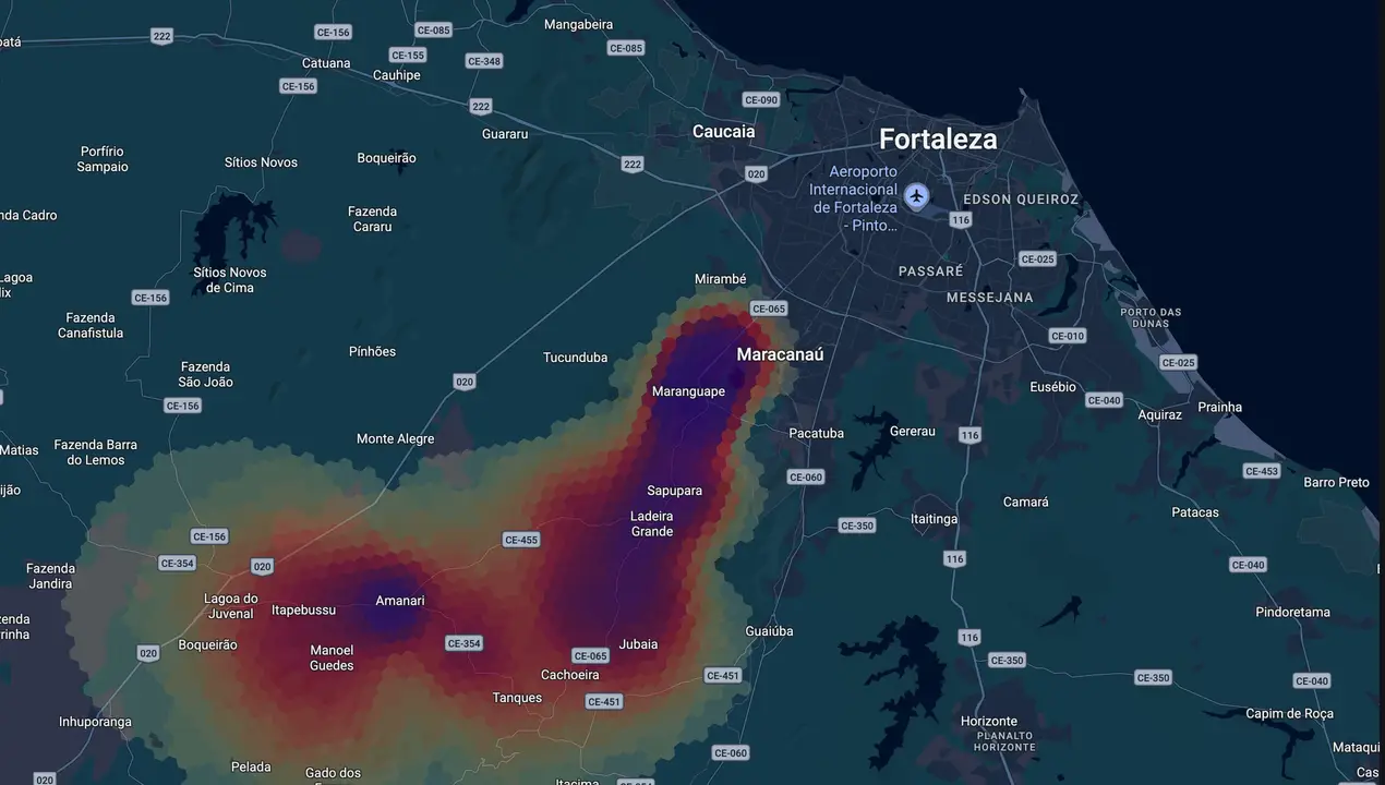 Mapa eleitoral de Atila Camara