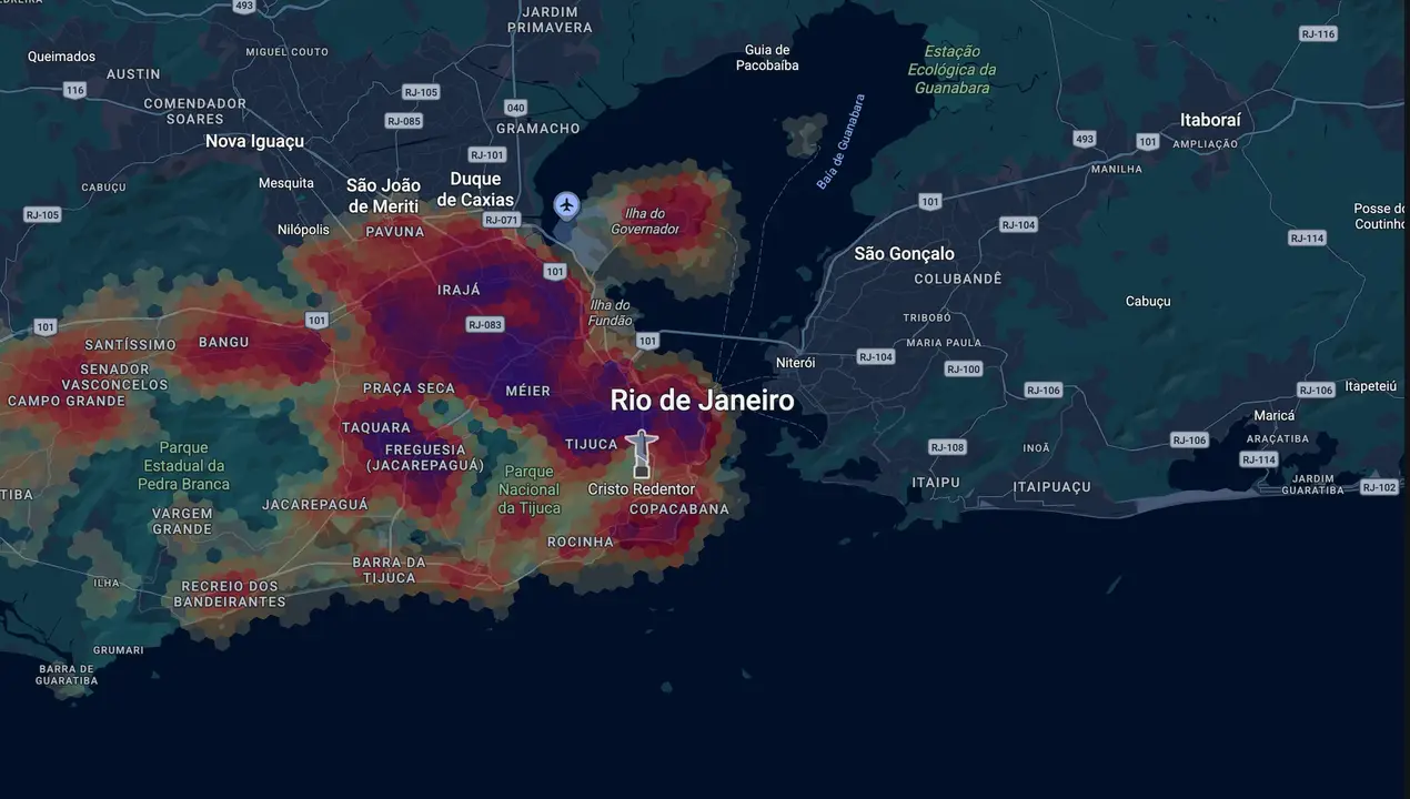 Mapa eleitoral de Átila Nunes