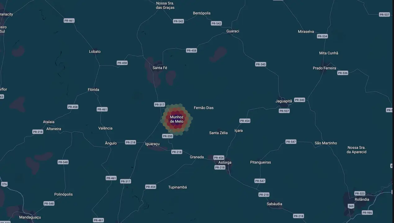 Mapa eleitoral de Áureo