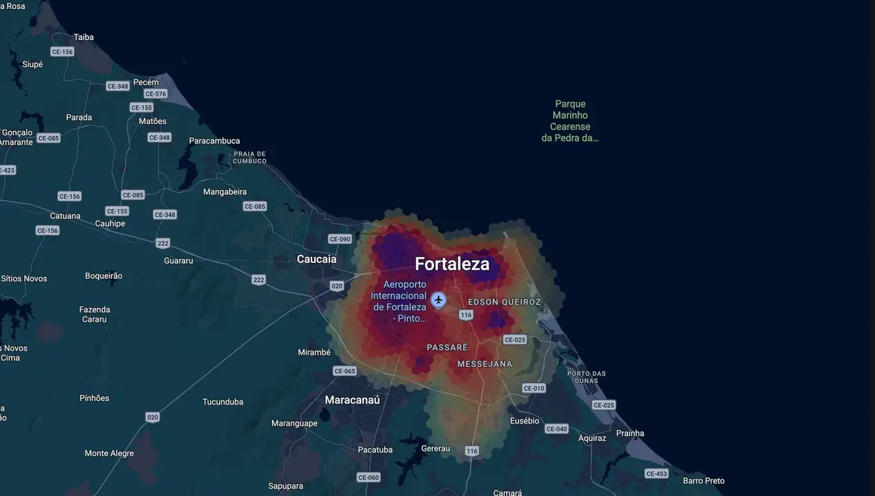 Mapa eleitoral de Bella Carmelo