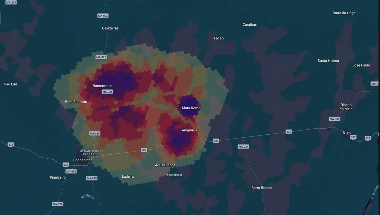 Mapa eleitoral de Besaliel