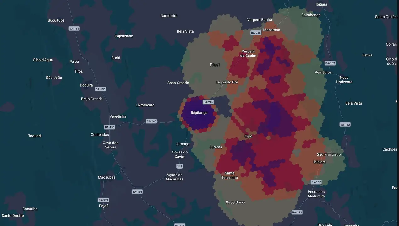 Mapa eleitoral de Beto