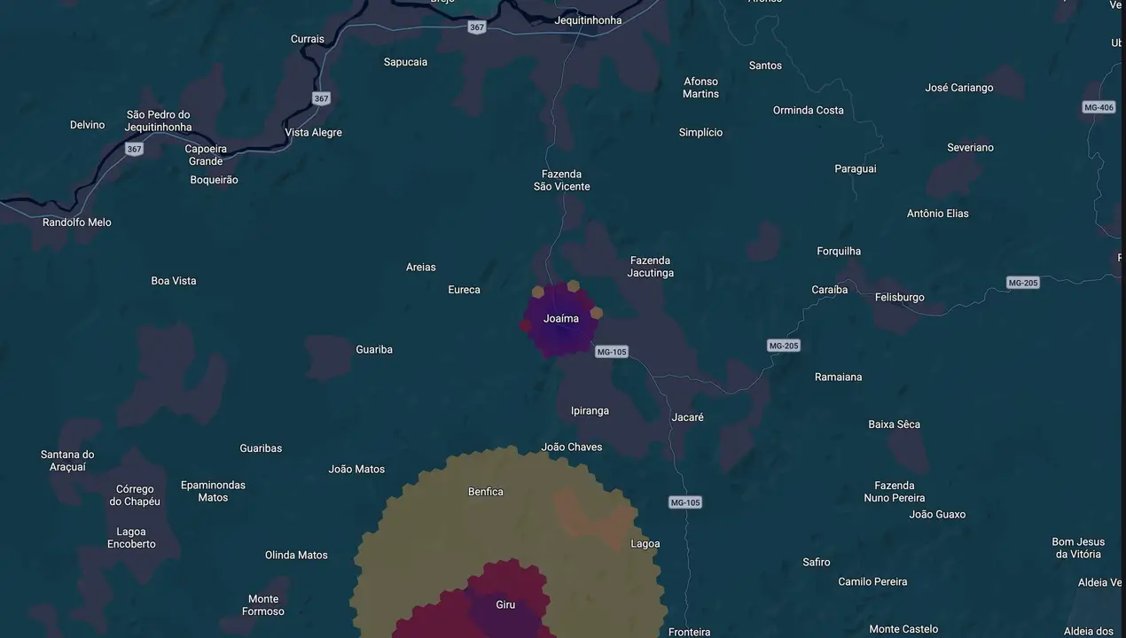 Mapa eleitoral de Bina