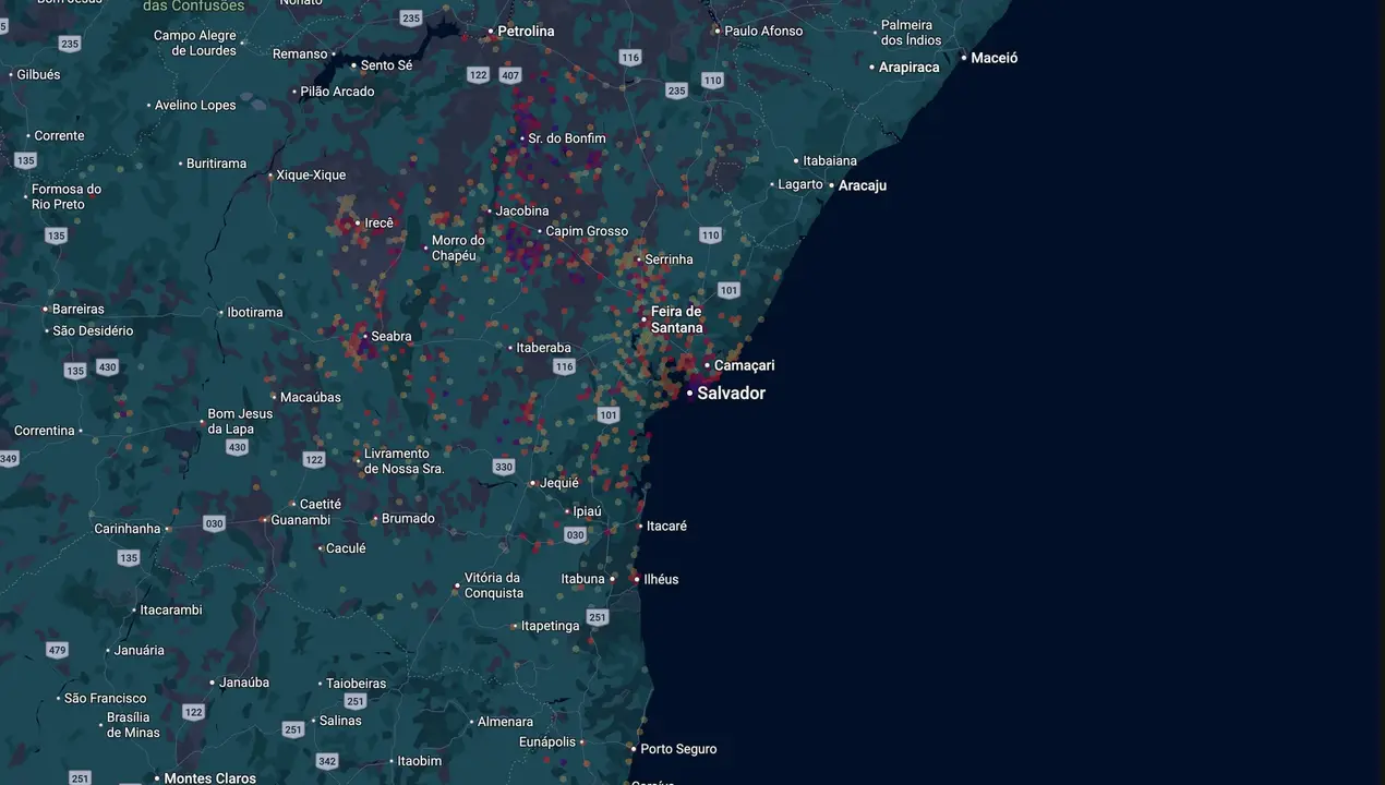 Mapa eleitoral de Bobô