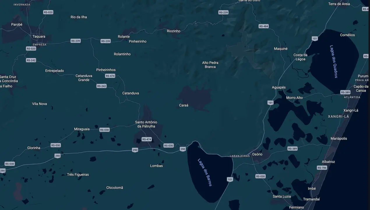 Mapa eleitoral de Bolivar Gomes
