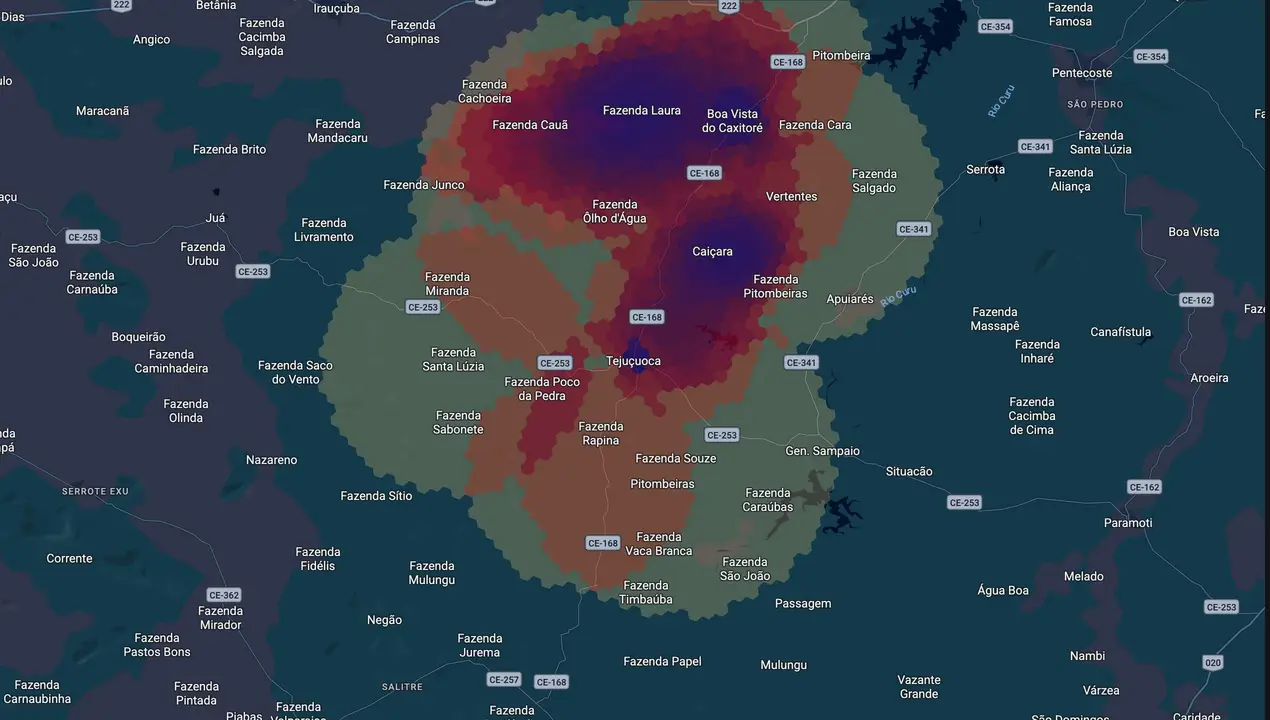 Mapa eleitoral de Britinho