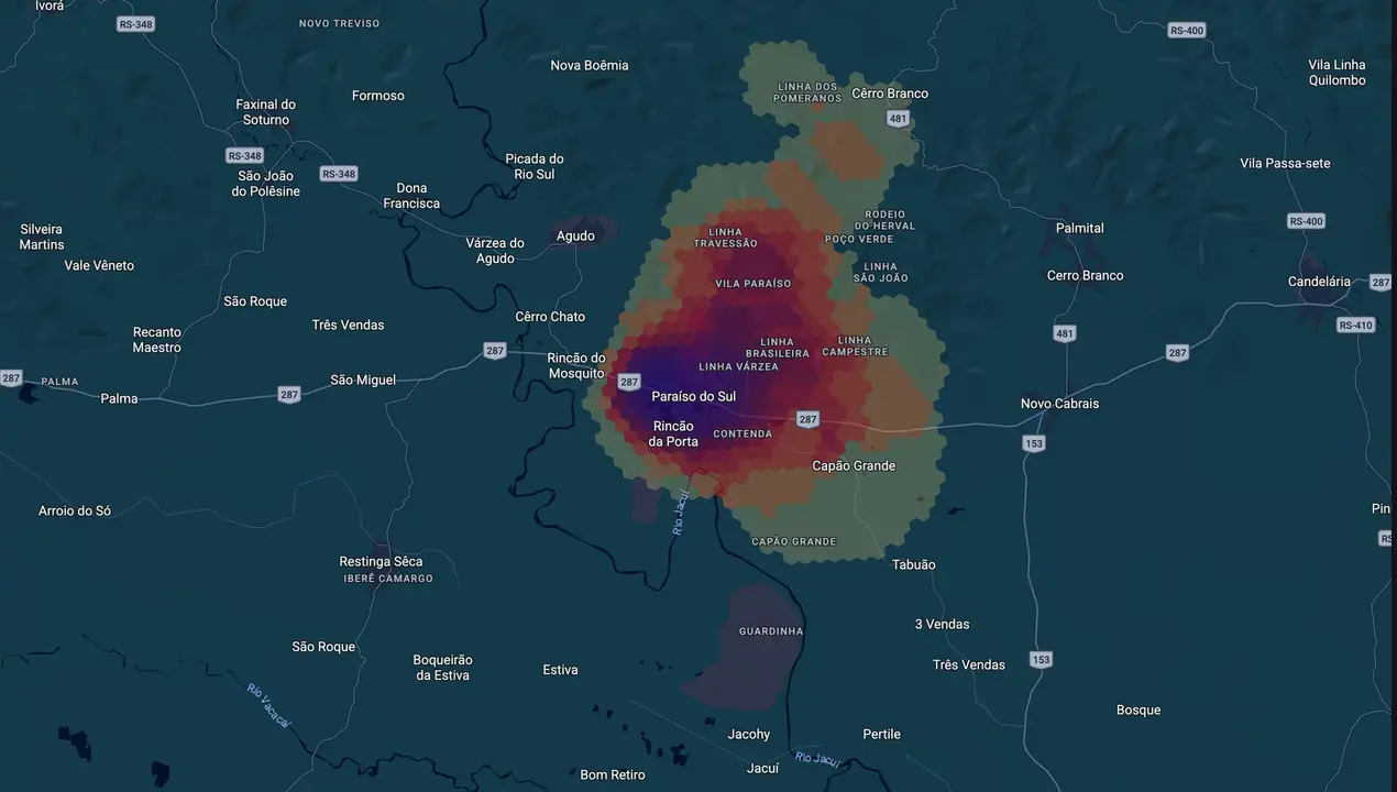 Mapa eleitoral de Brittes