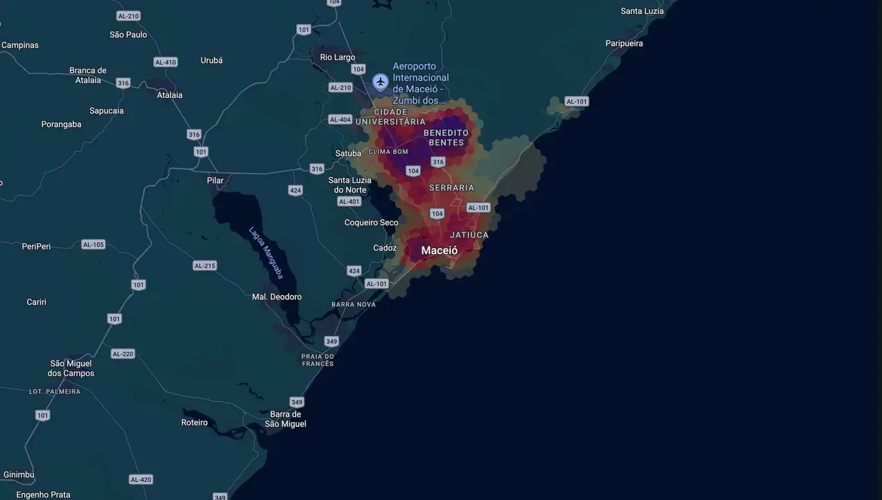 Mapa eleitoral de Brivaldo Marques