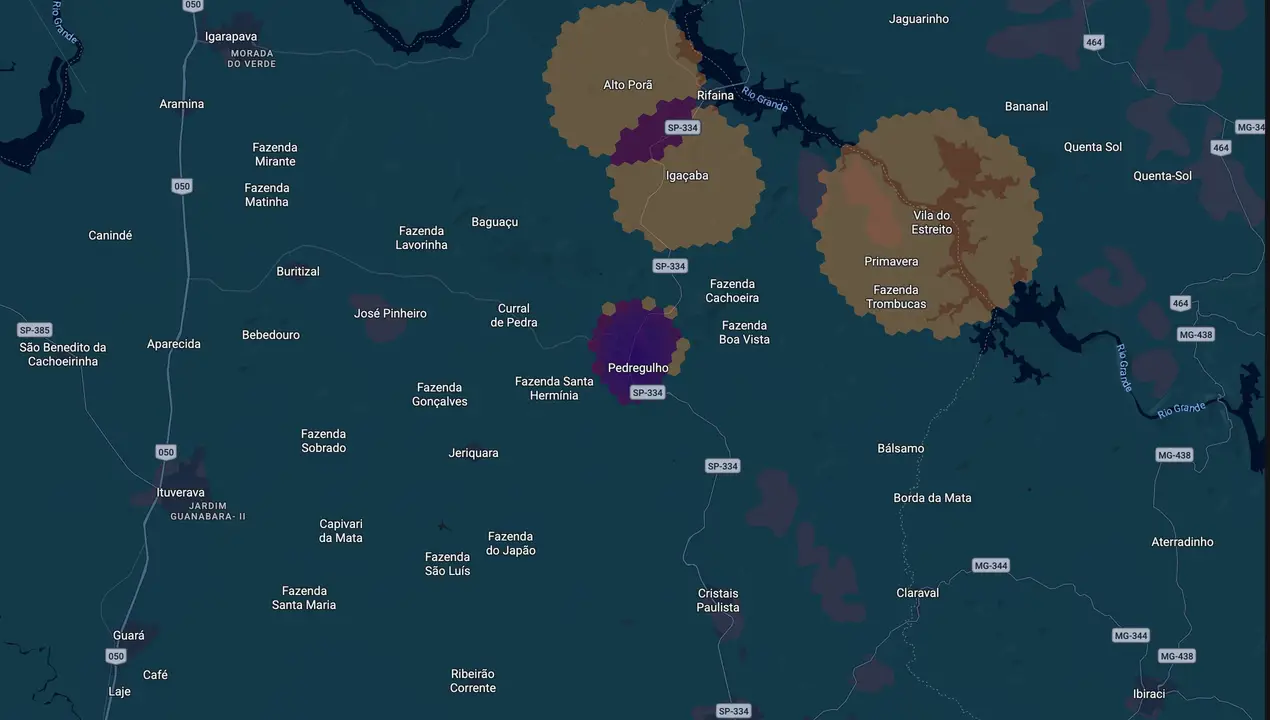 Mapa eleitoral de Caca Advogado
