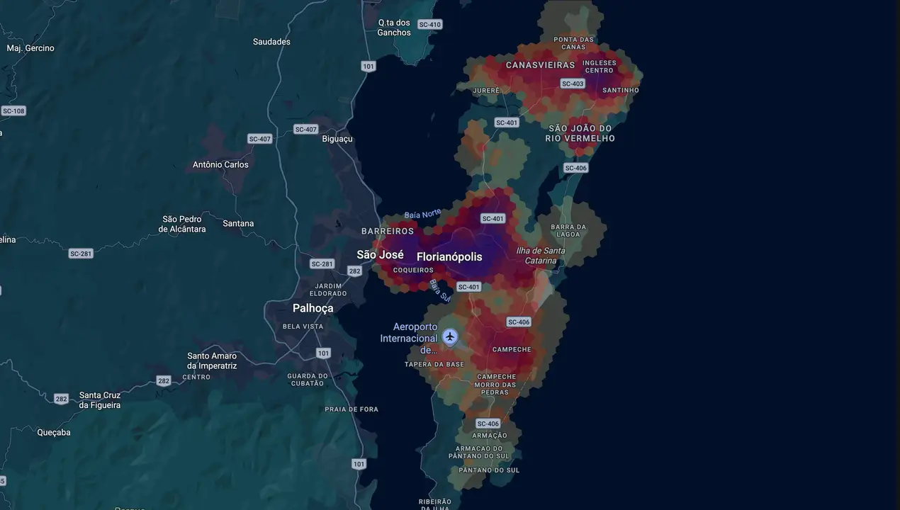 Mapa eleitoral de Camasão